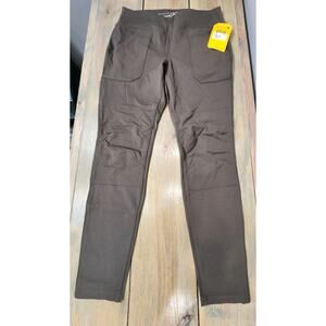 Carhartt Force Fitted Midweight Utility Legging Pants Womens Size Medium Brown